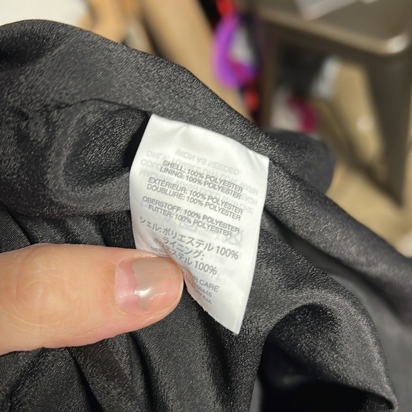 J Crew Spaghetti Strap Black Drapey Faux Wrap Ruffles Mid Calf Midi Womens 14 - Picture 9 of 11